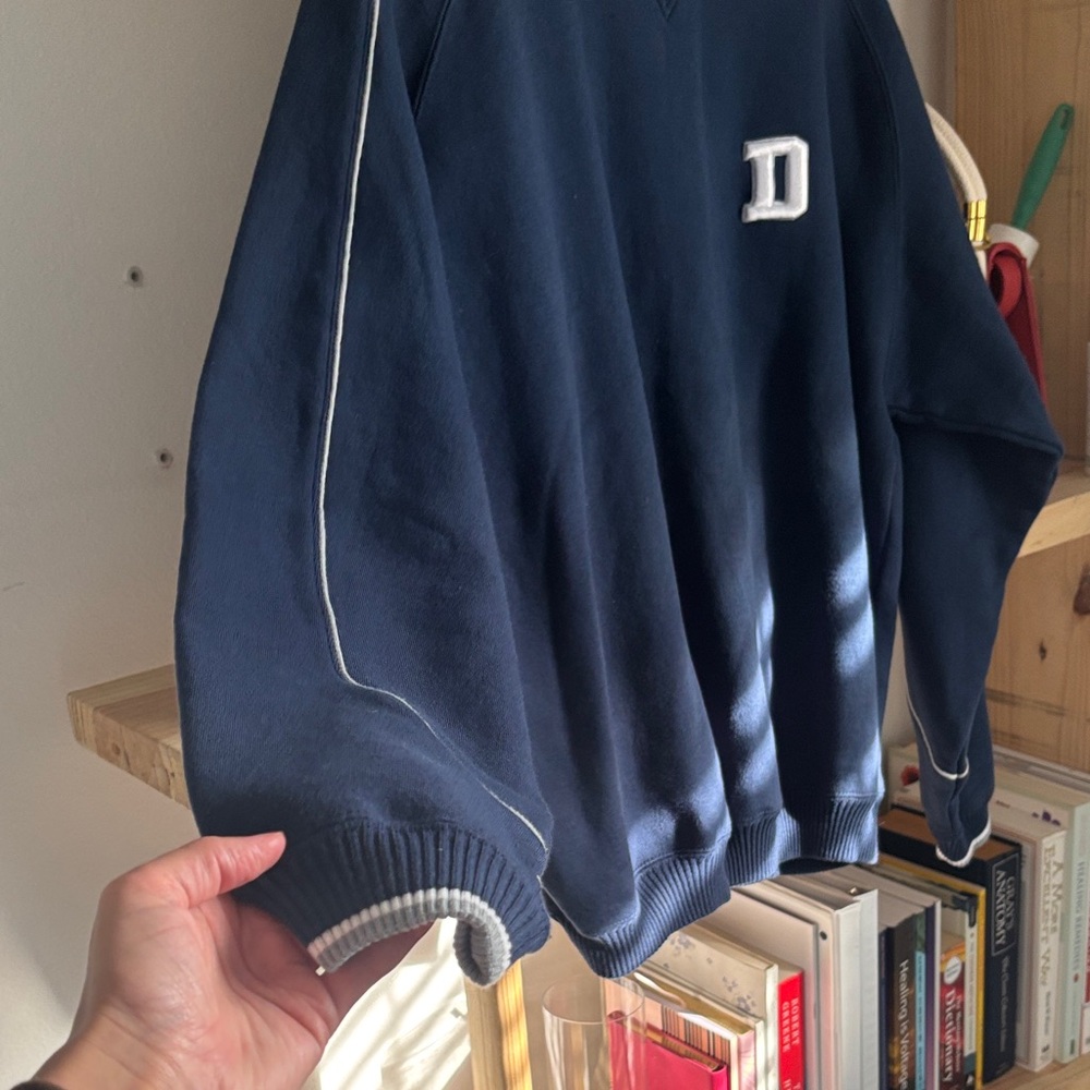 Navy Blue Men's Dallas Cowboys Sweater - Picture 4 of 4